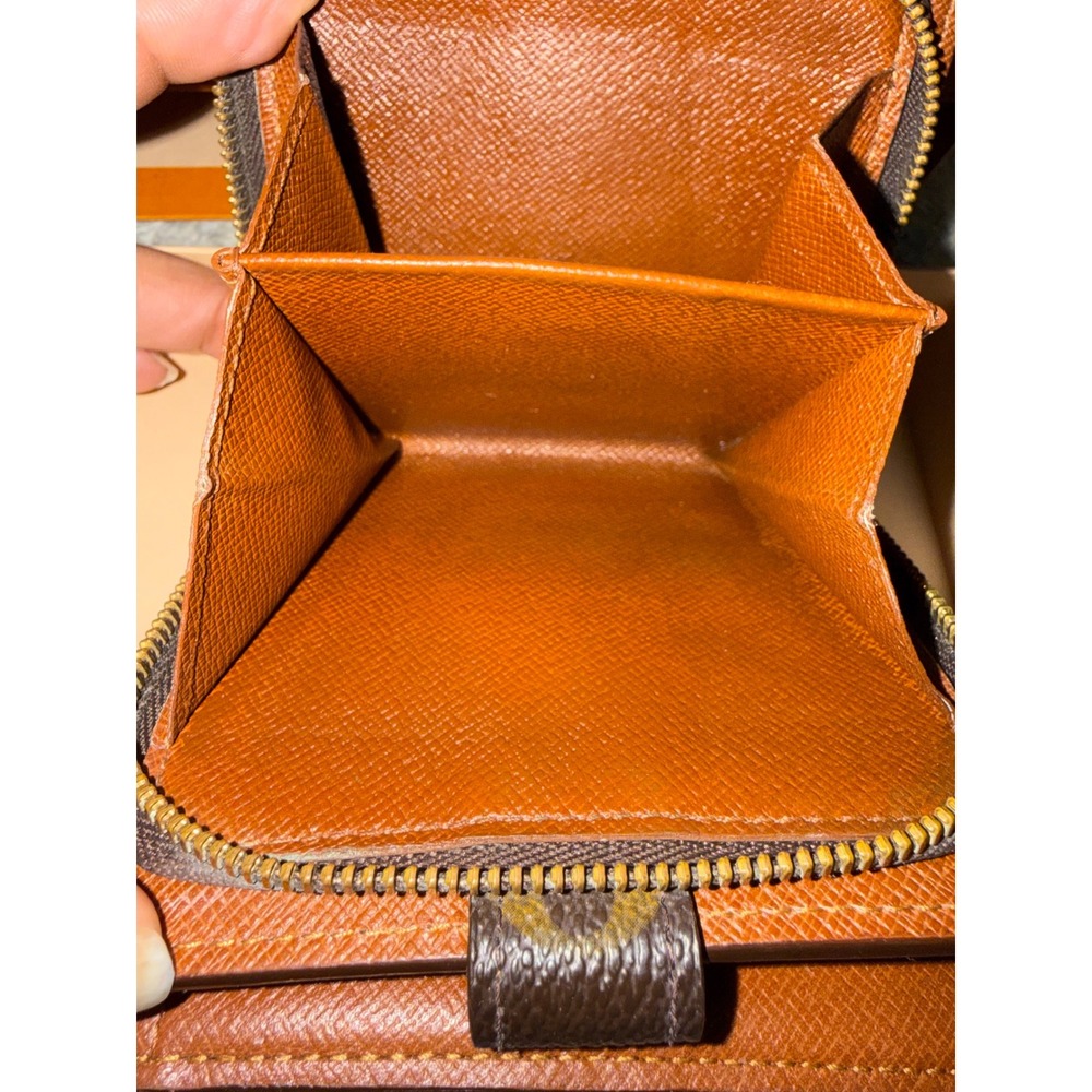 Louis Vuitton Monogram Compact Zip Wallet Brown Bifold M61667 complete set - Picture 14 of 17